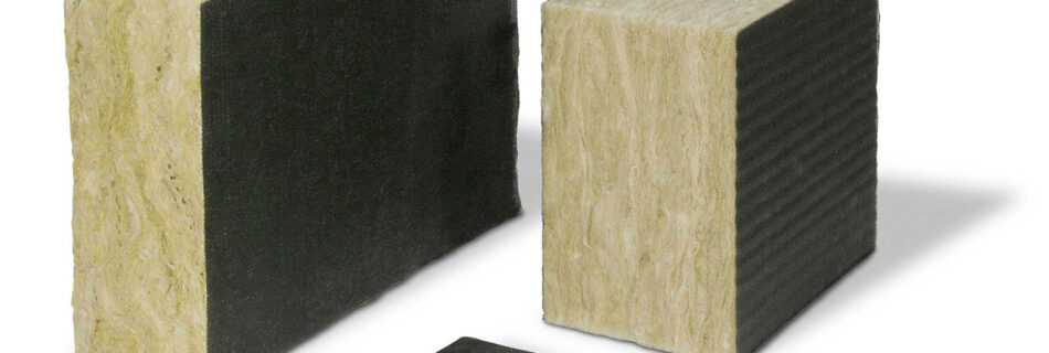 Dämmstoff-Zuschnitt mit Glasseide Kaschierung